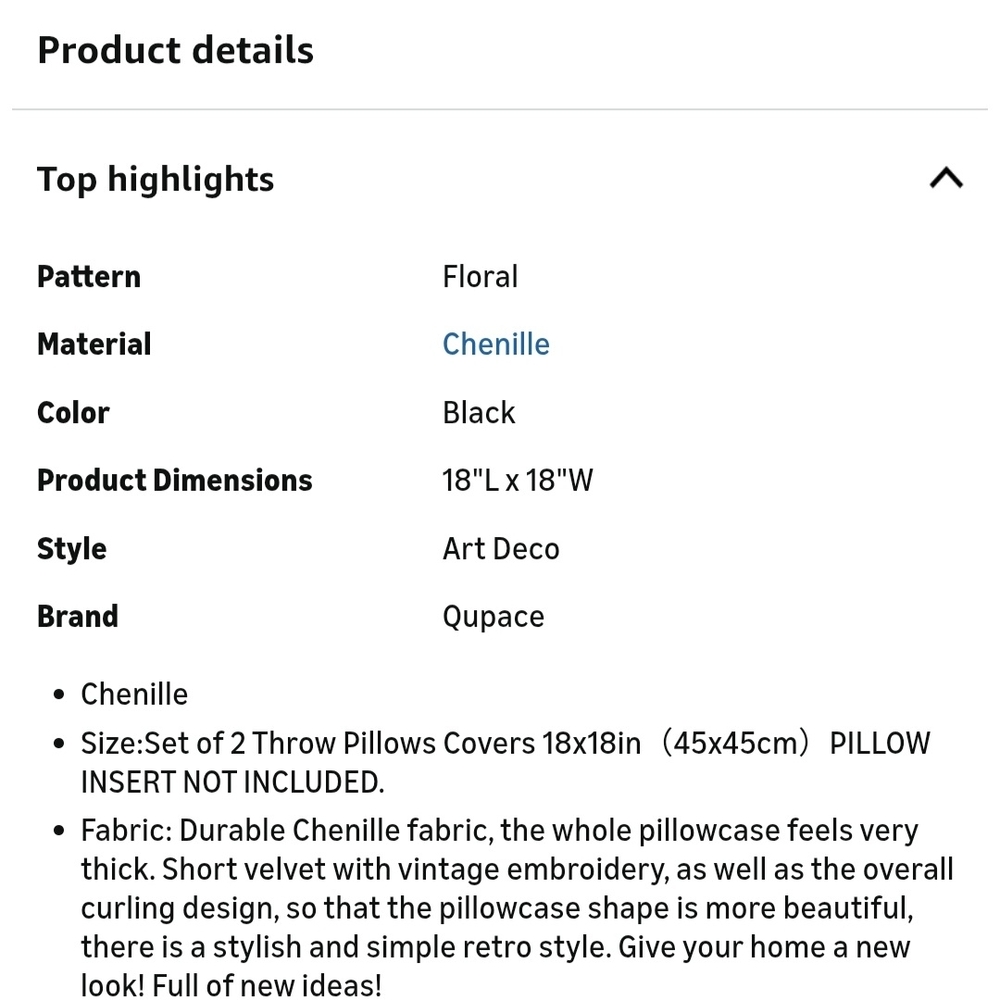 Floral Patterned Throw Pillow Covers - Picture 4 of 5